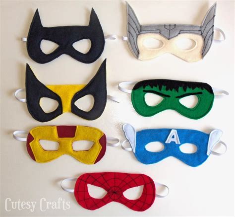 adult superhero masks